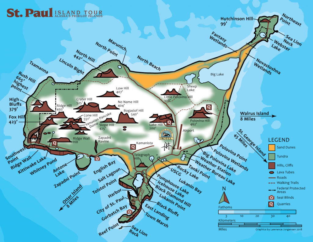 St Paul Island Map